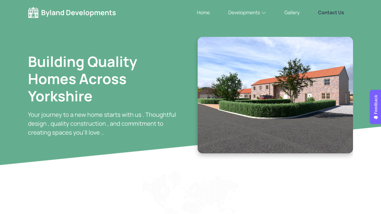 BYLAND DEVELOPMENTS LTD website preview