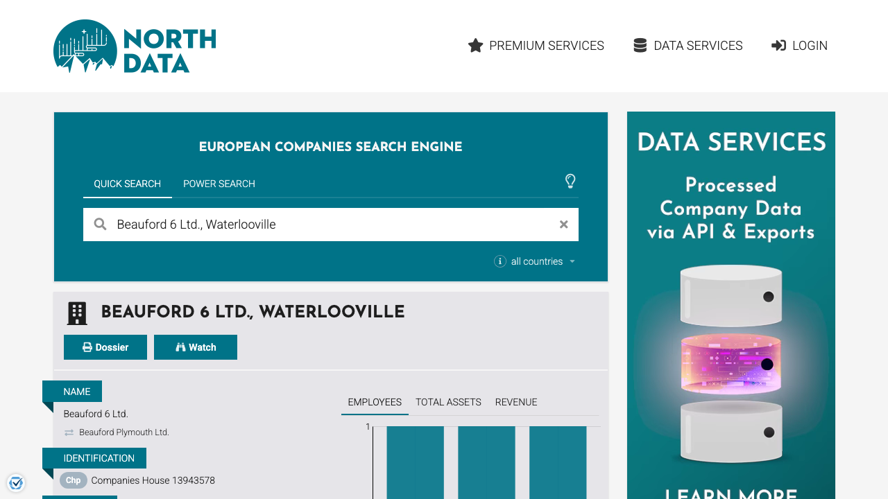 BEAUFORD CV LTD website preview