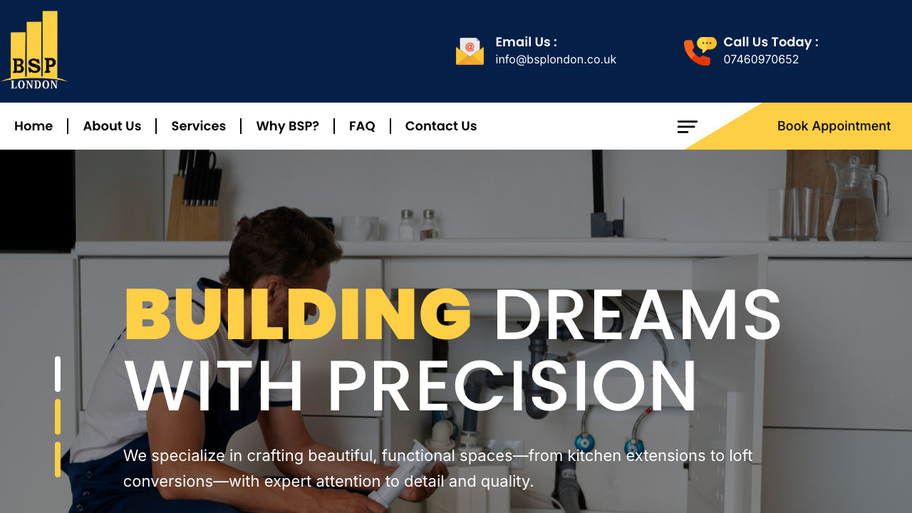 BSP LONDON LTD website preview