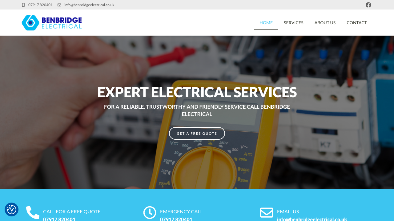 BENBRIDGE ELECTRICAL LTD website preview