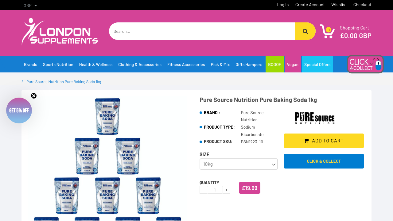 BAKING SODA LTD website preview