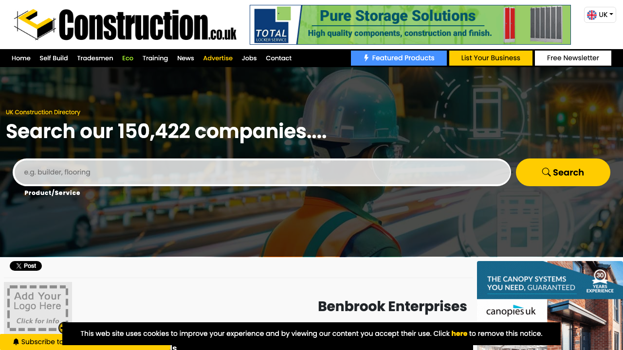 BENBROOK LTD website preview