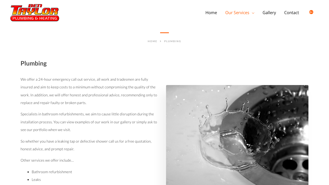 BEN TAYLOR BATHROOMS LIMITED website preview