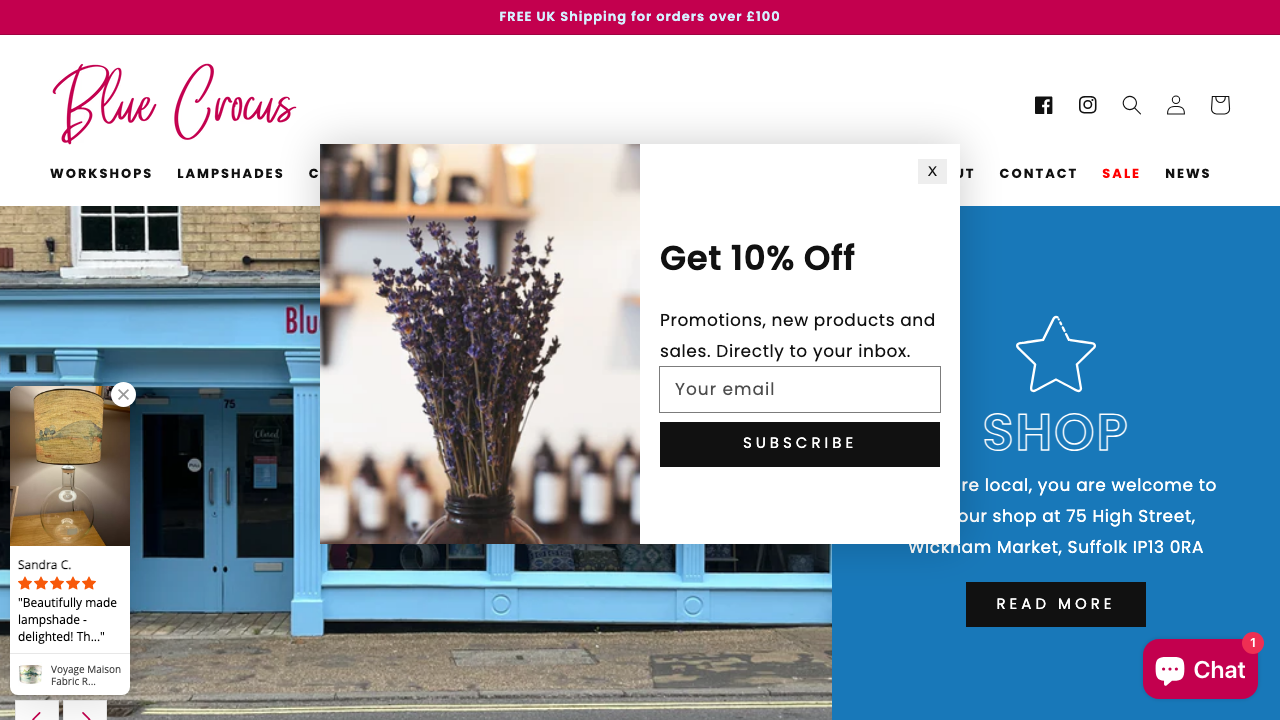 BLUE CROCUS TEXTILES LTD website preview