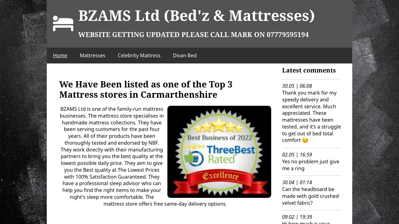 BZAMS LTD website preview