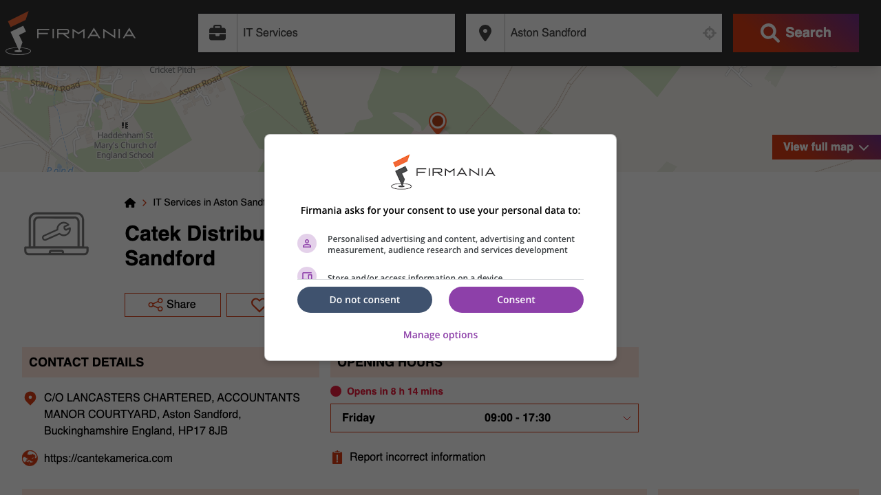 CATEK DISTRIBUTION LIMITED website preview