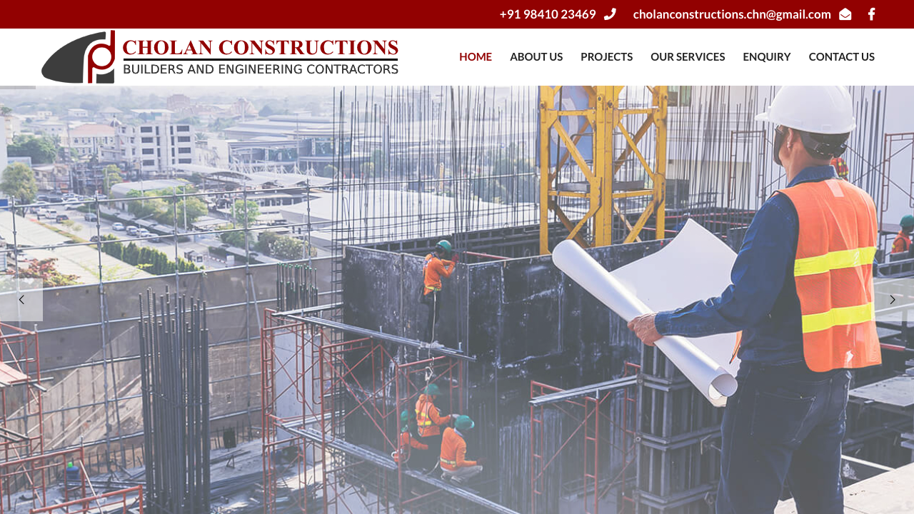 CHOLAN CONSTRUCTION LTD website preview