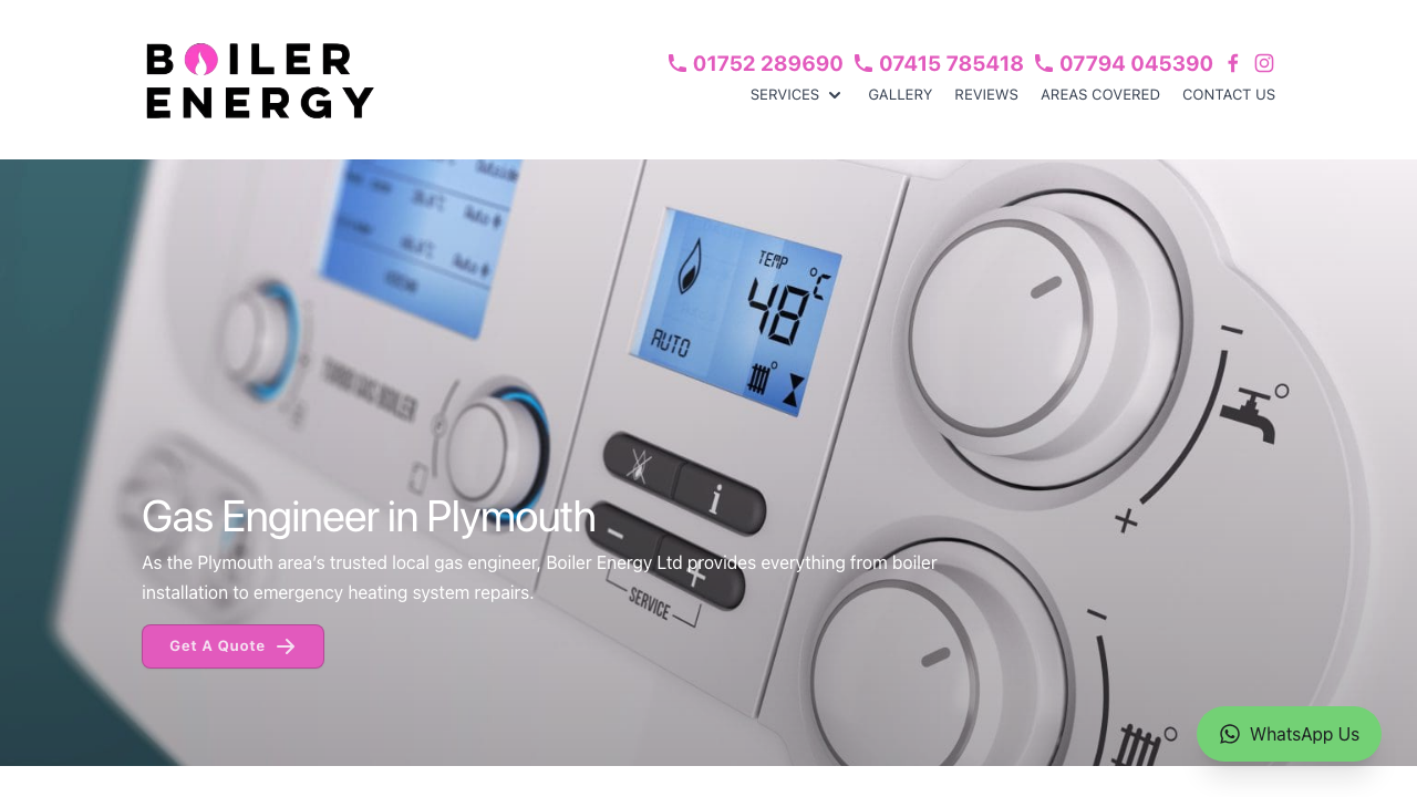 BOILER ENERGY LTD website preview