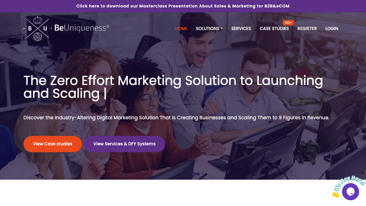 BEUNIQUENESS LTD website preview