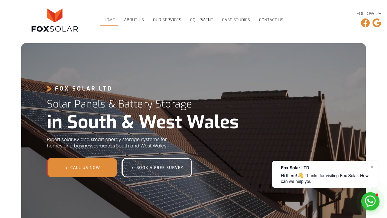 FOX SOLAR LTD website preview