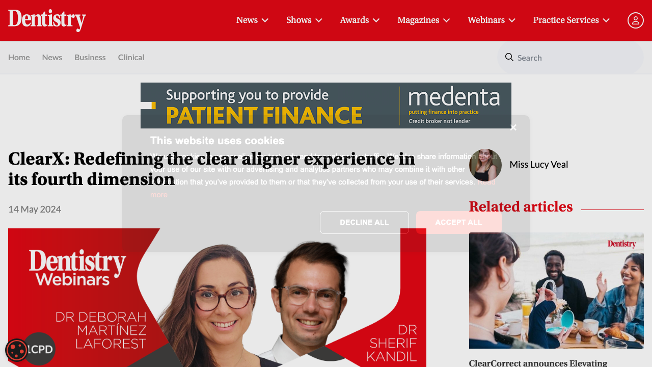 CLEARX LTD website preview