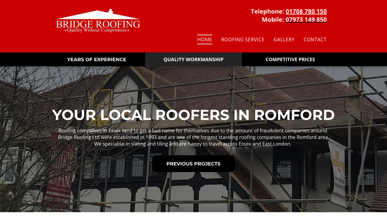 BRIDGE ROOFING SPECIALISTS LIMITED website preview
