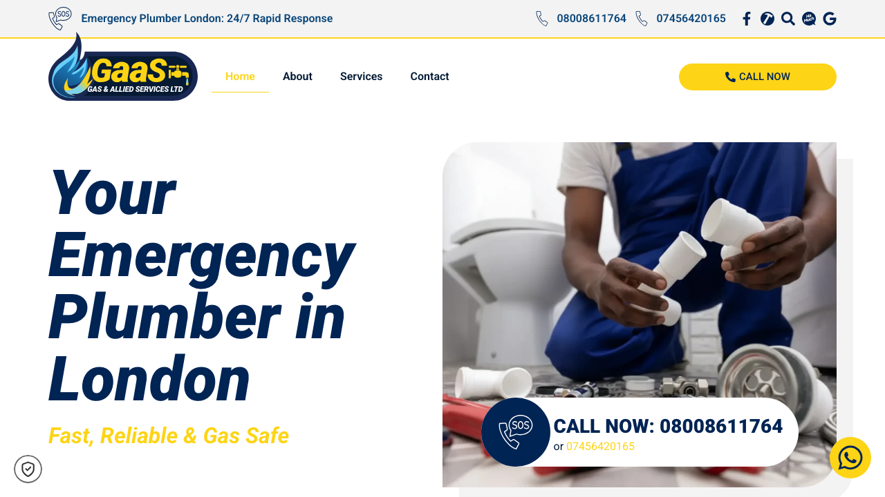 GAS AND ALLIED SERVICES LTD website preview