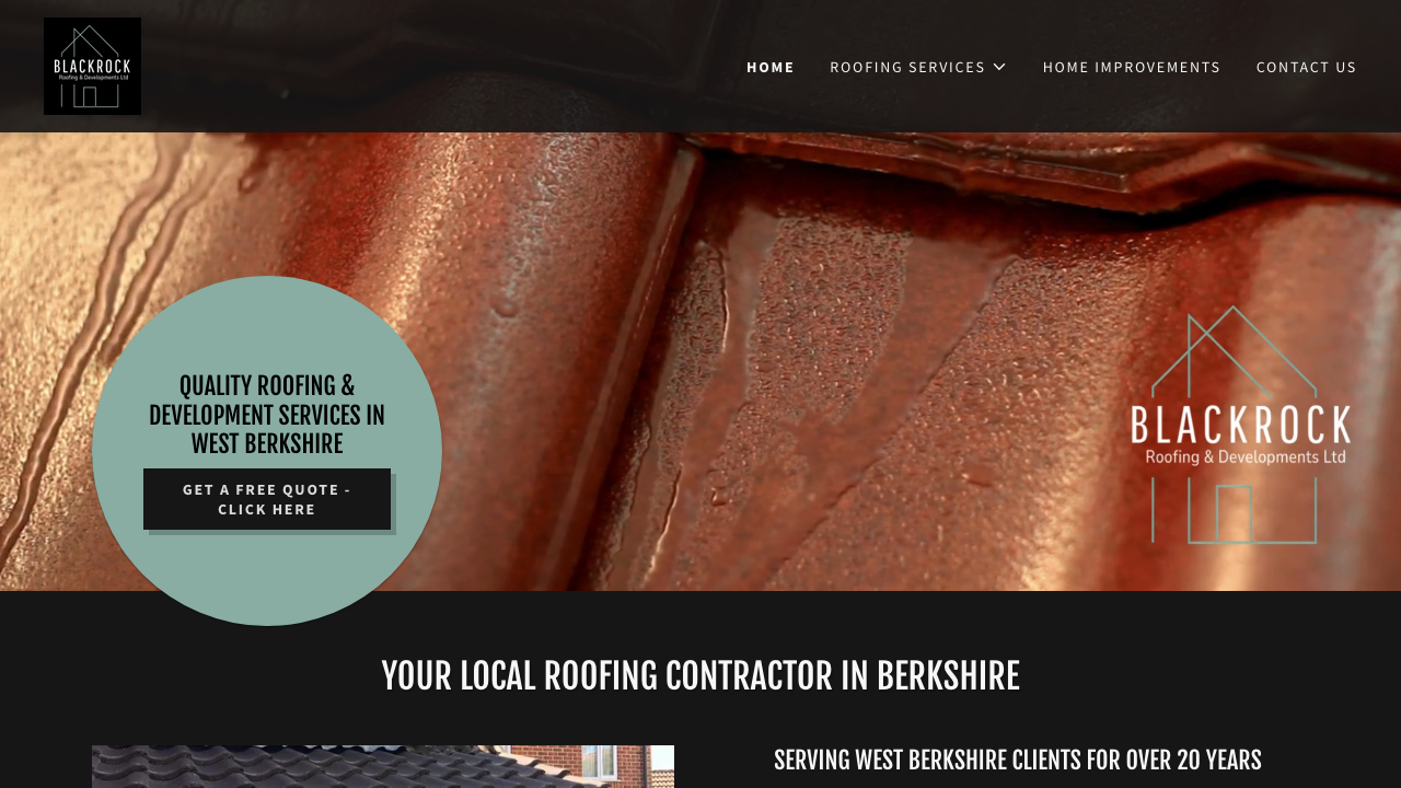 BLACKROCK ROOFING & DEVELOPMENTS LTD. website preview