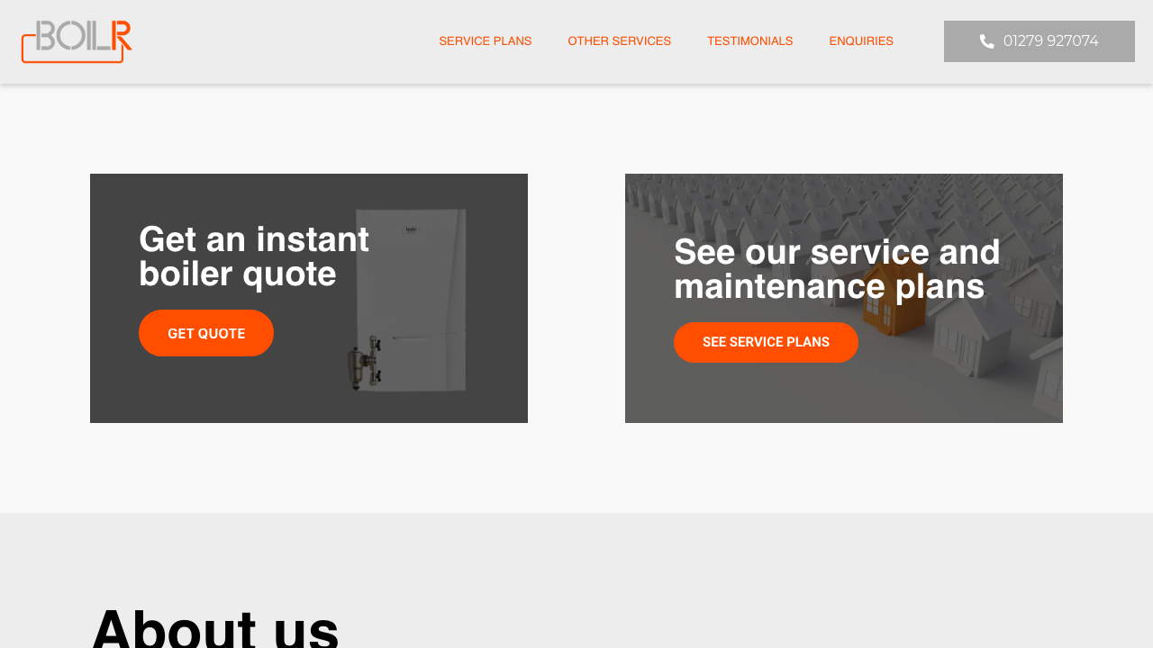 BOILR LTD website preview