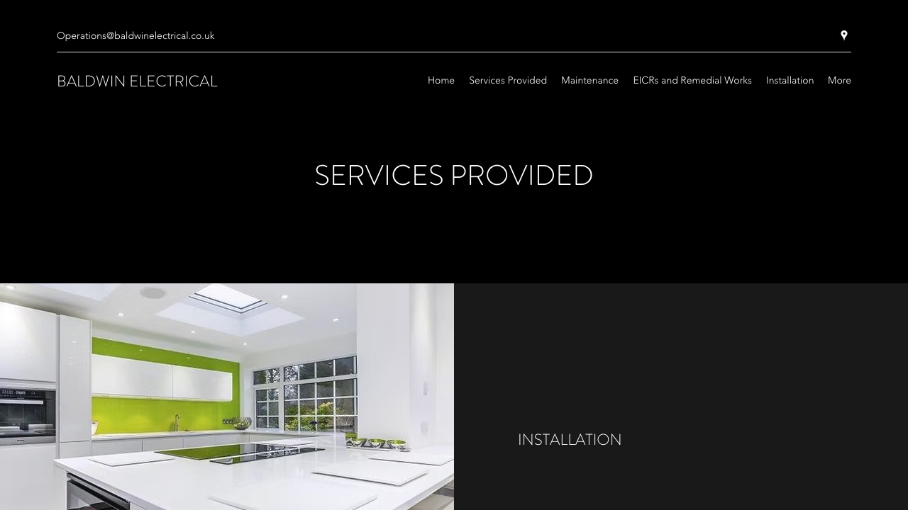 BALDWINS ELECTRICAL SERVICES LTD website preview