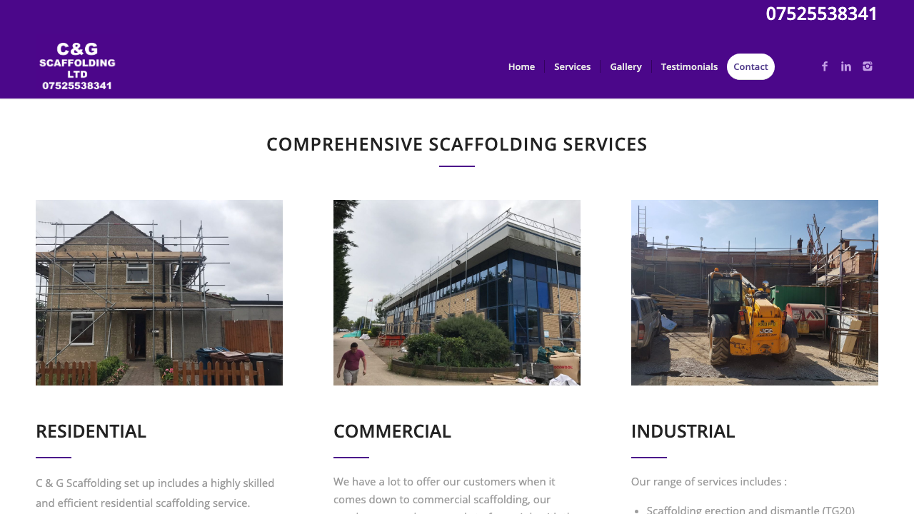 C&G SCAFFOLDING SERVICES LTD website preview