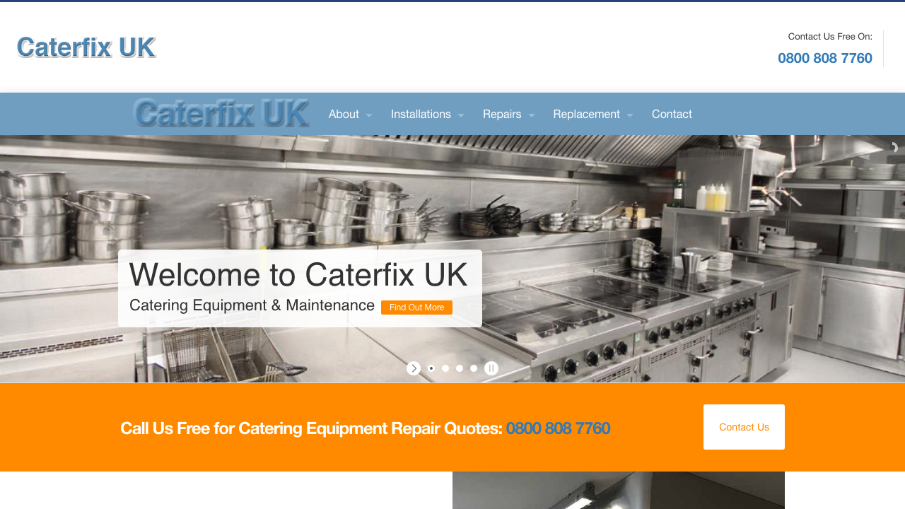 CATER ENGINEERS LIMITED website preview