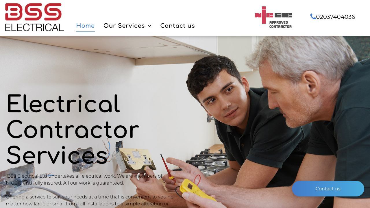 BSS ELECTRICAL LTD website preview