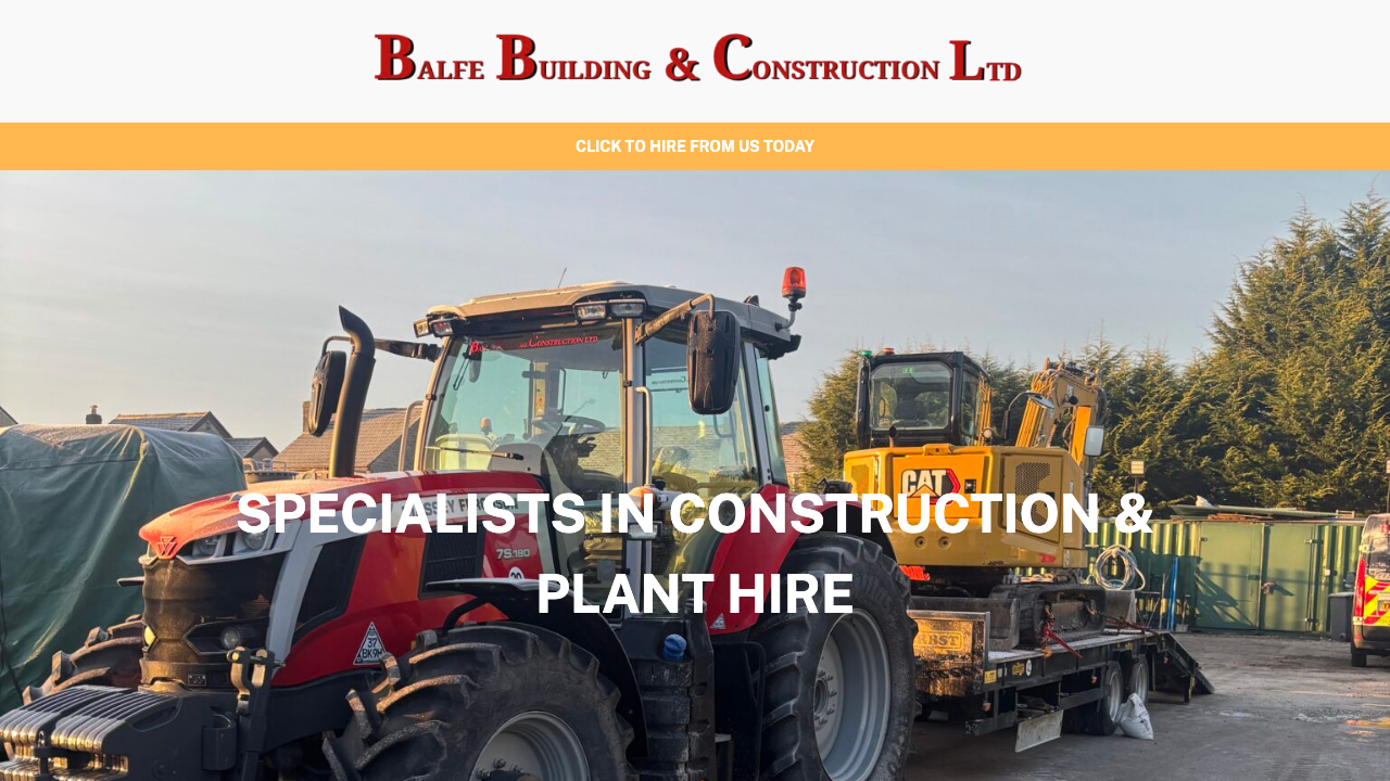 BALFE BUILDING & CONSTRUCTION LTD website preview
