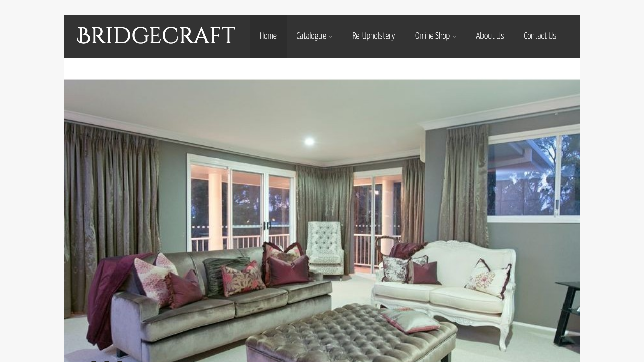 BRIDGECRAFT UPHOLSTERY LIMITED website preview