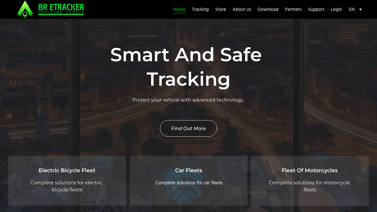 BR ETRACKER LTD website preview