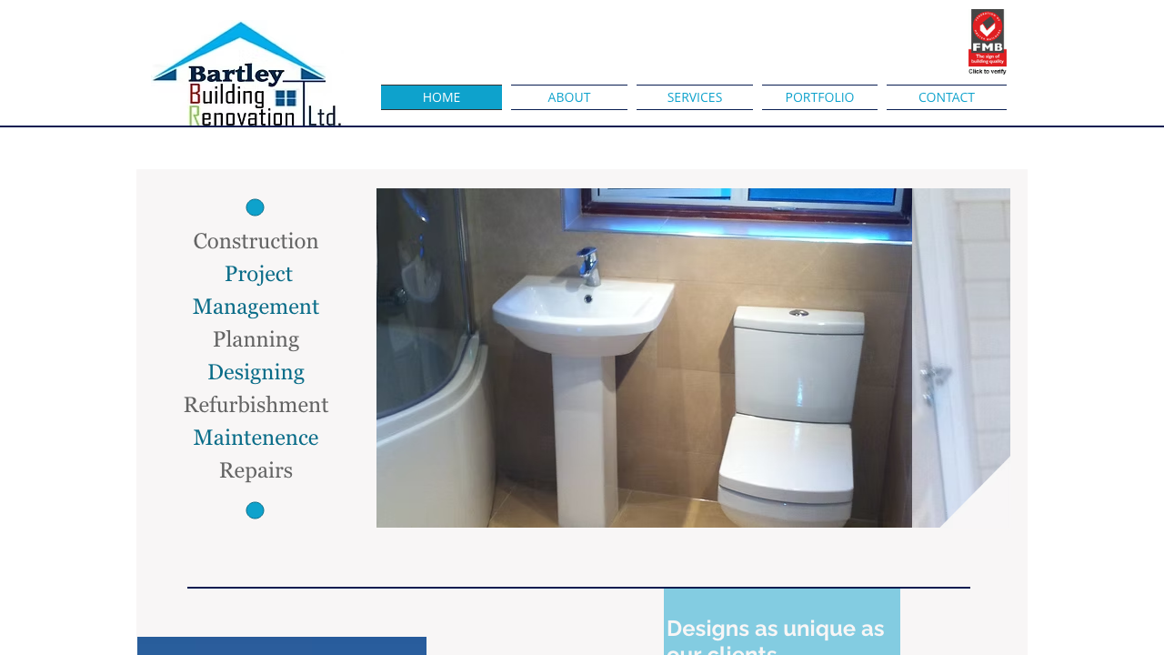 BARTLEY BUILDING RENOVATION LIMITED website preview