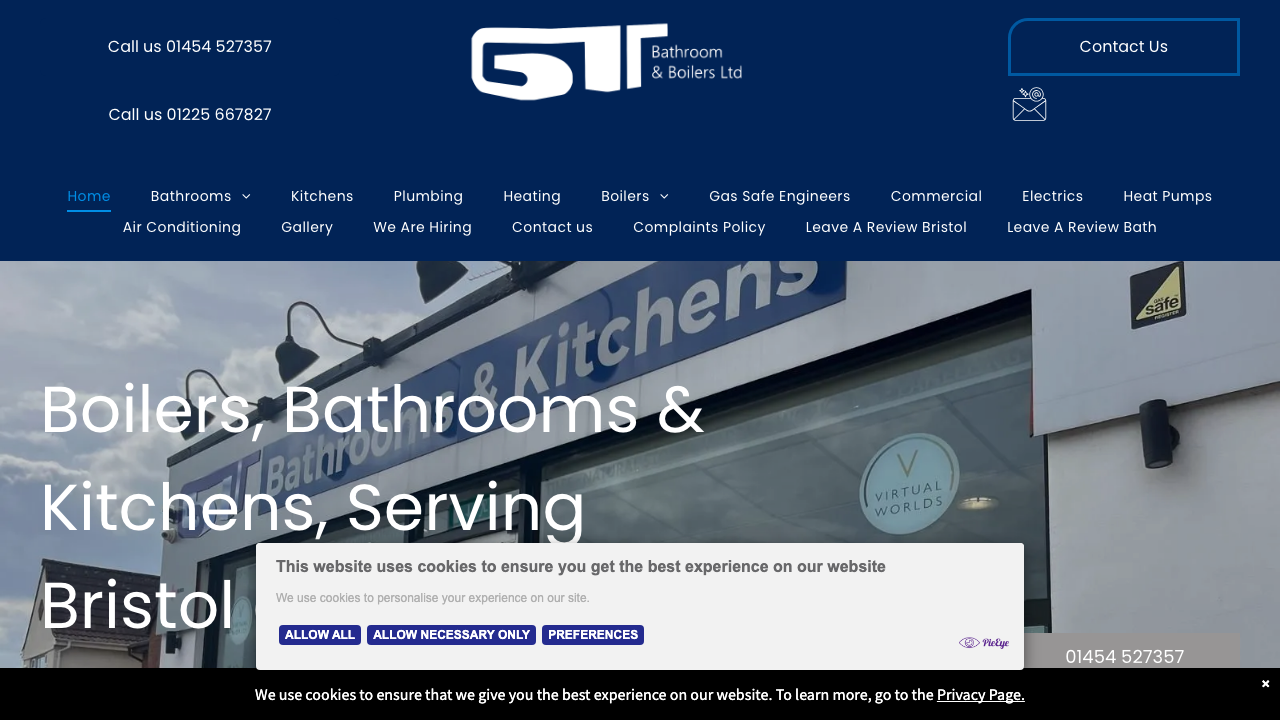 BOILERS AND BATHROOMS (SW) LIMITED website preview