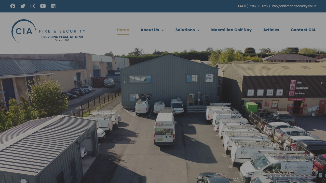 CIA FIRE & SECURITY LIMITED website preview