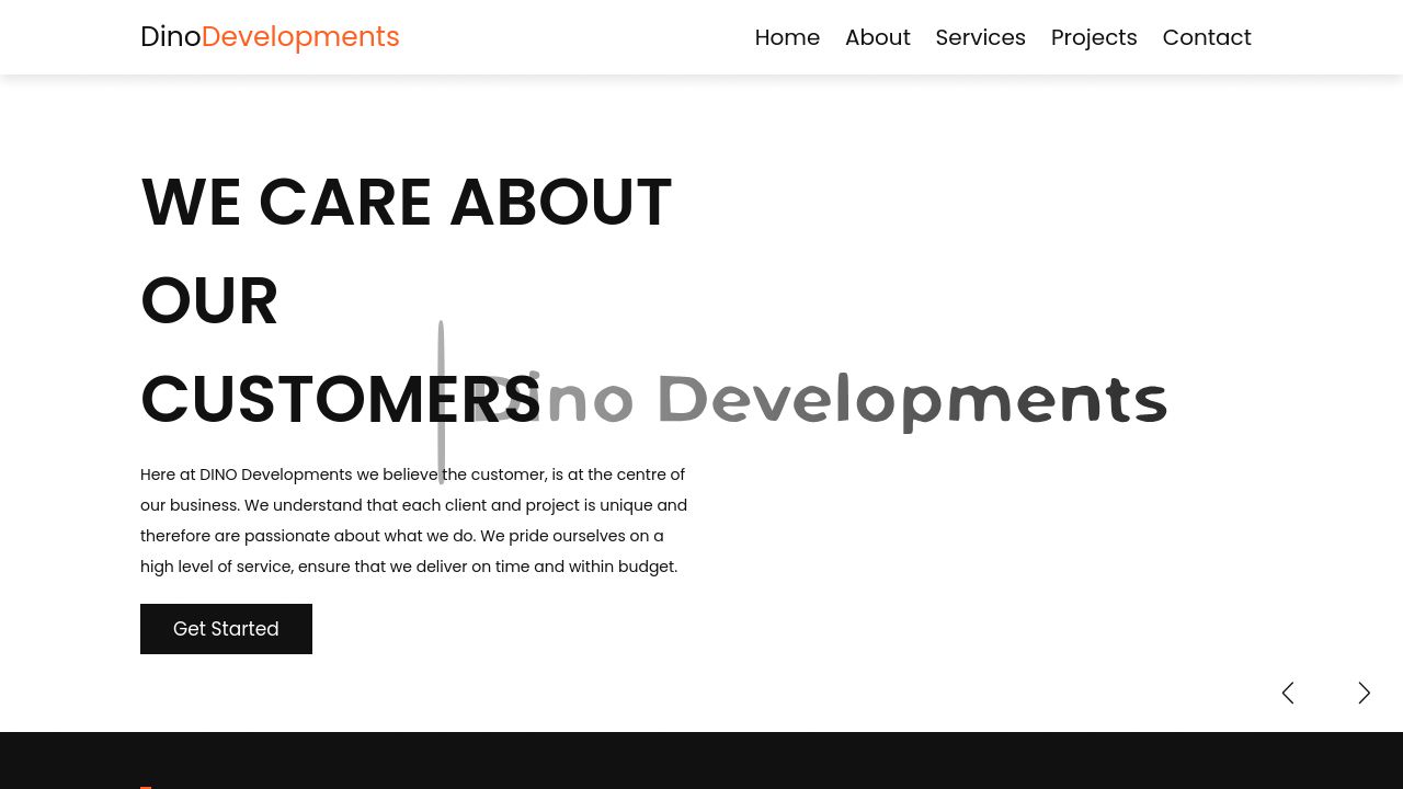 DINO HOME IMPROVEMENTS LTD website preview