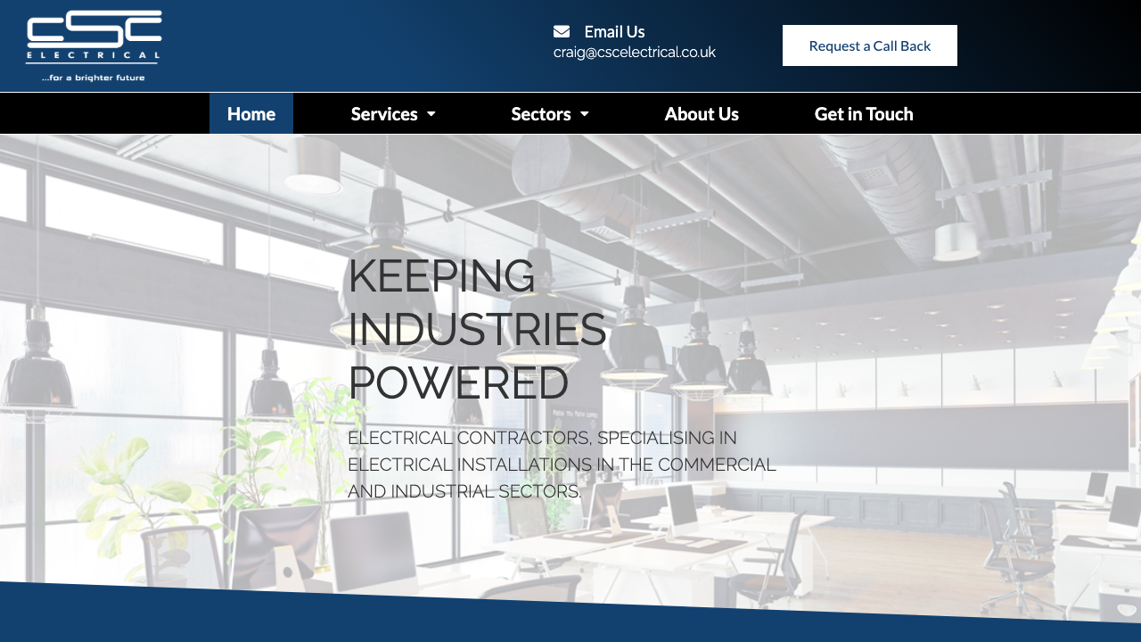 C&C ELECTRICAL LTD website preview