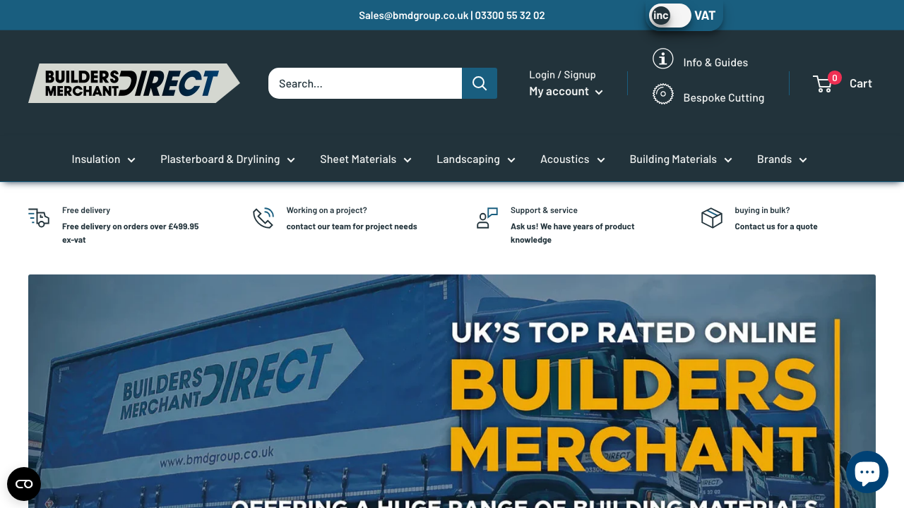 BUILDERS MERCHANT DIRECT LTD website preview