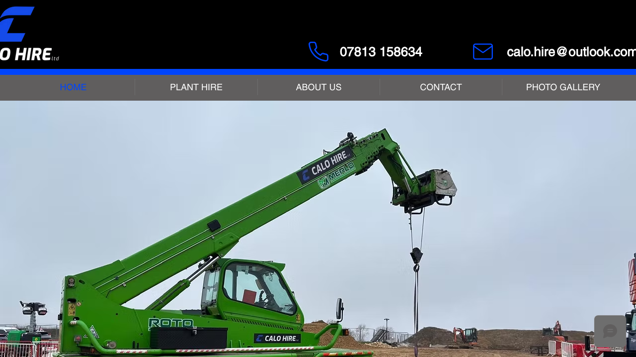 CALO HIRE LIMITED website preview