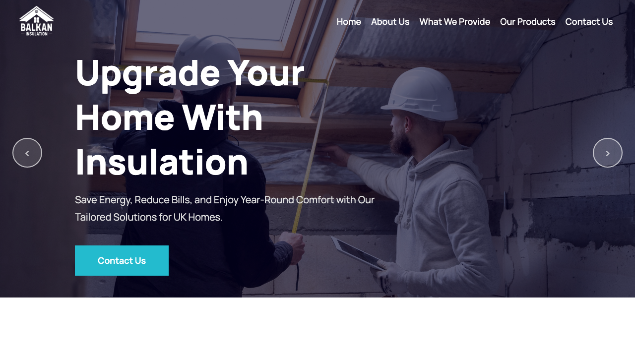 BALKAN INSULATION LTD website preview