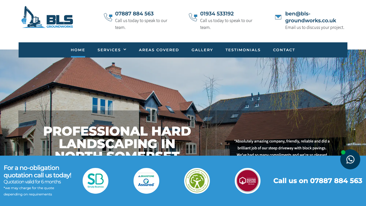 BLS GROUNDWORKS & FENCING LTD website preview