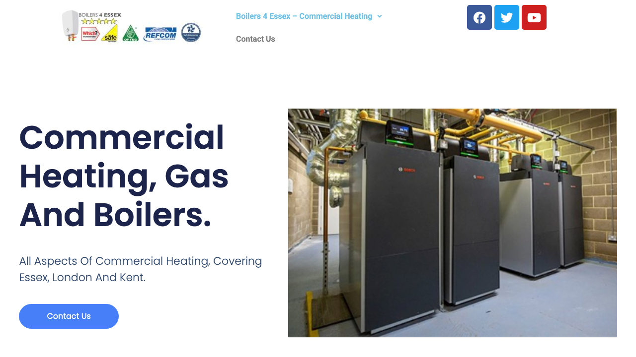 BOILERS 4 ESSEX LTD website preview