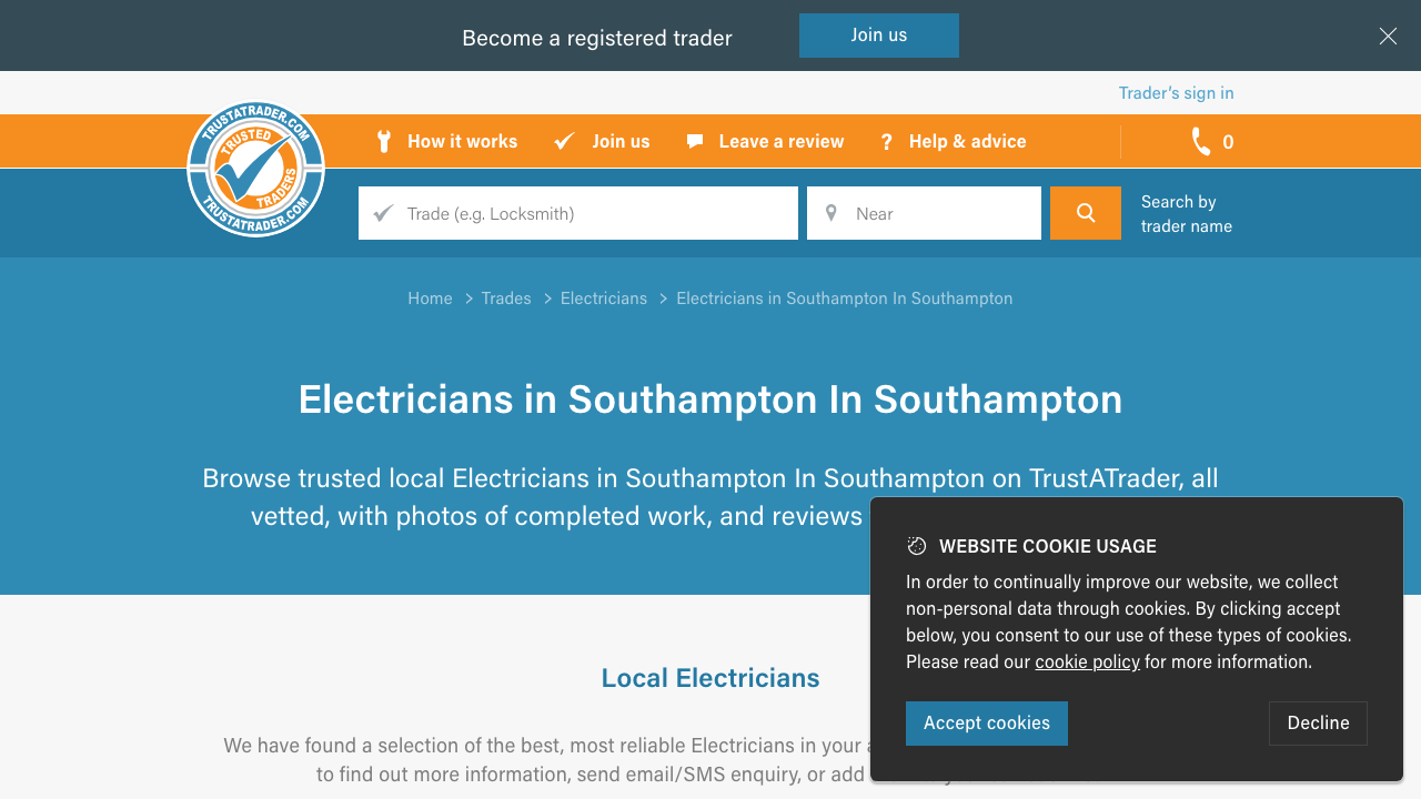 ELECTRI5 LTD website preview