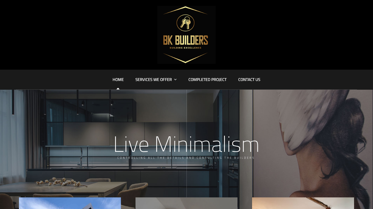 BK BUILDING CONSTRUCTION LTD website preview