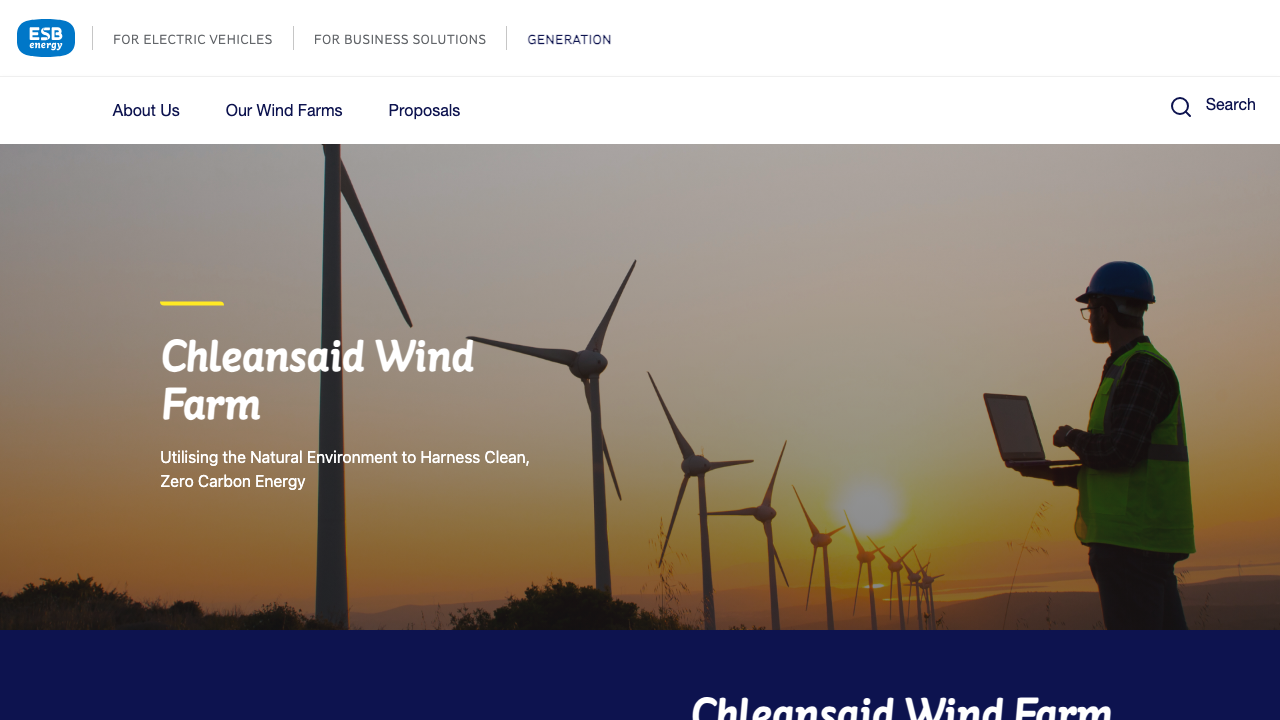 CHLEANSAID WIND FARM LIMITED website preview