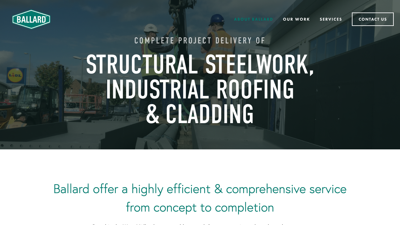 BALLARD ENGINEERING LIMITED website preview