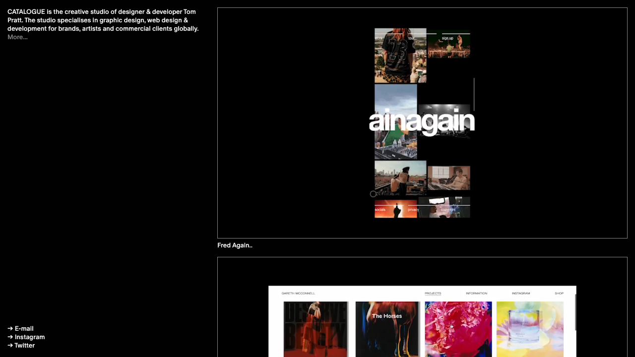 CATALOGUE GRAPHIC DESIGN LIMITED website preview