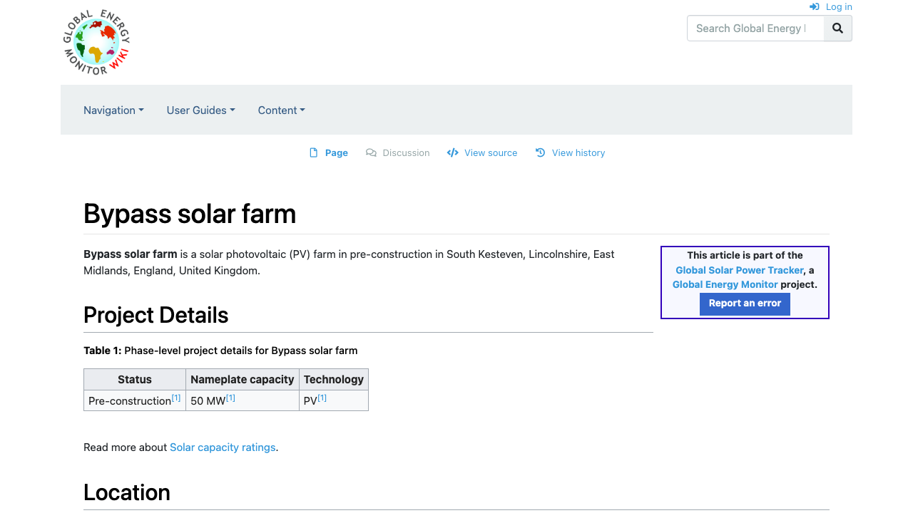 BY-PASS FARM SOLAR LIMITED website preview