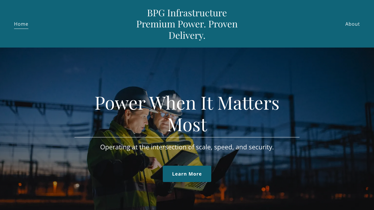 BPG INFRASTRUCTURE LTD website preview