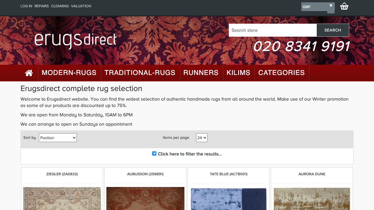 ERUGSDIRECT LIMITED website preview
