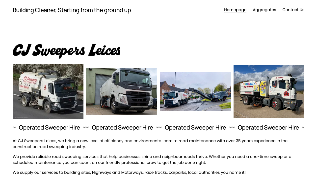 CJ SWEEPERS (LEICES) LIMITED website preview
