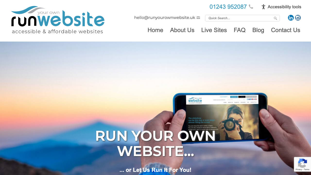 BOGNOR WEBSITES LTD website preview