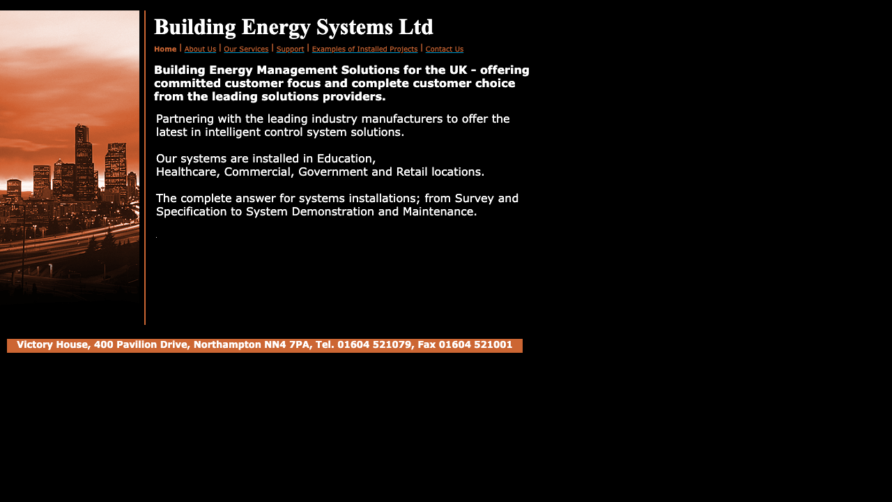 BUILDING ENERGY SYSTEMS LTD website preview