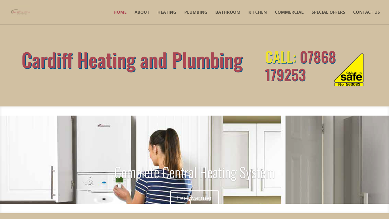 CARDIFF PLUMBING AND HEATING LIMITED website preview