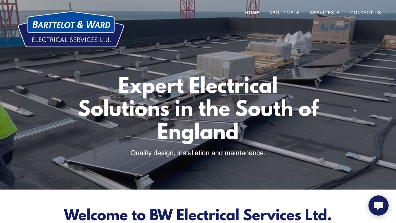 BARTTELOT & WARD ELECTRICAL SERVICES LTD website preview