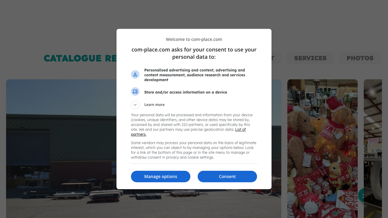 CATALOGUE RETURNS OUTLET LTD website preview